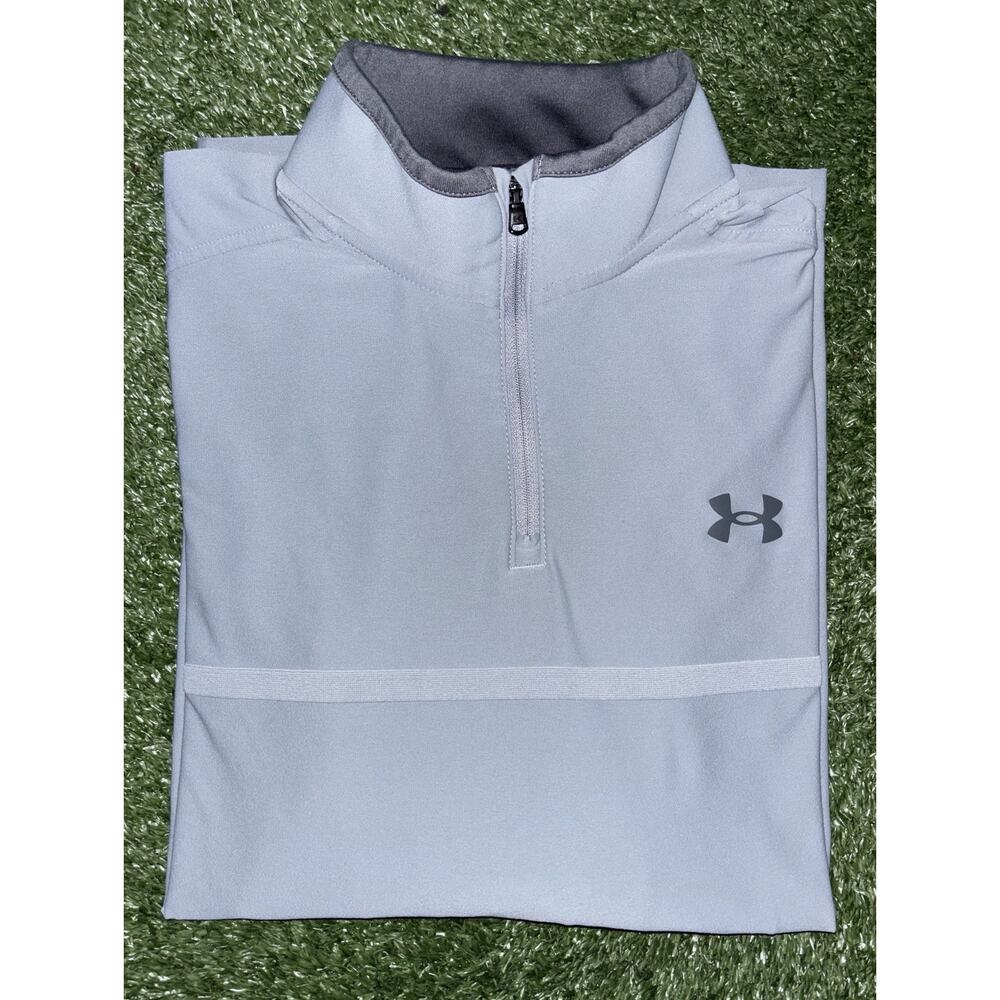 Under Armour Grey 1/4 Zip - Heat Gear - Medium - Great Condition!